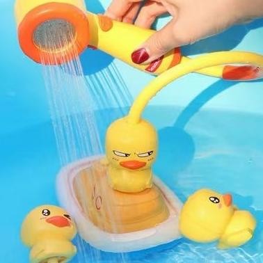 Mainan Mandi Anak Duck Sprinkler bath toy set