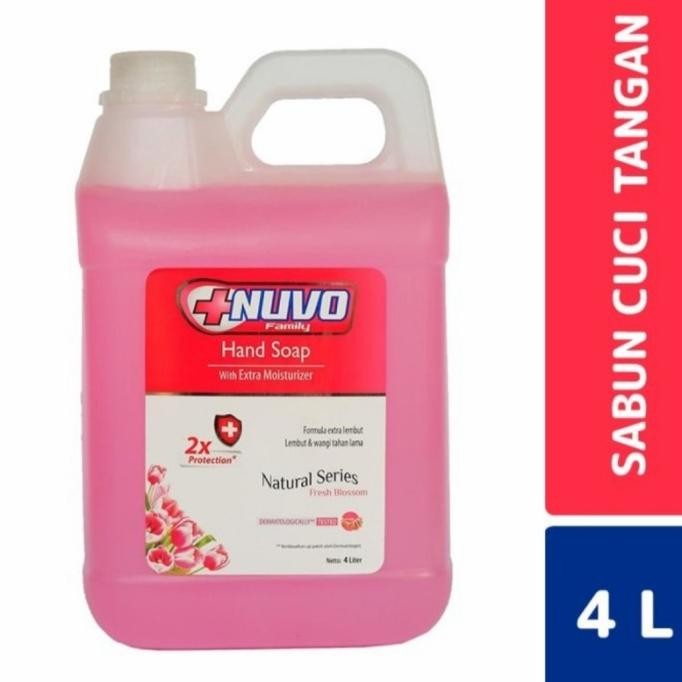 BEBAS ONGKIR - NUVO HAND SOAP 4LITER SABUN CUCI TANGAN HAND WASH