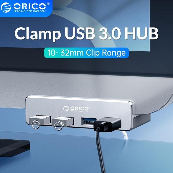 USB Hub 3.0 Clip-on Type Aluminium 4 Port - Orico MH4PU