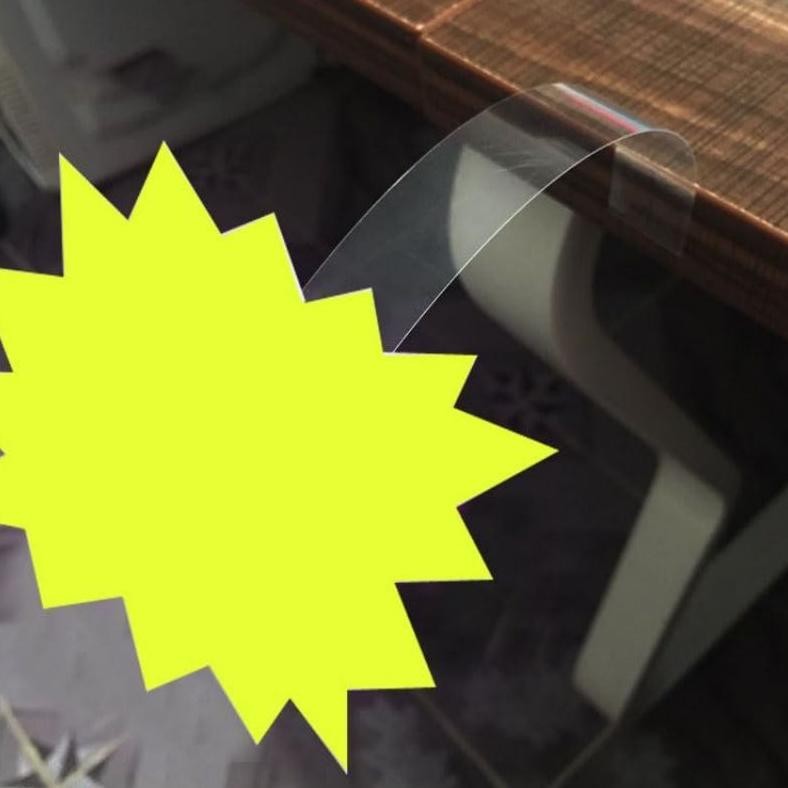 

Paling Murah!!! 100pcs Wobbler Promosi Toko Mika Display Kartu Promo Mika Label Harga Rak Toko Berkualitas