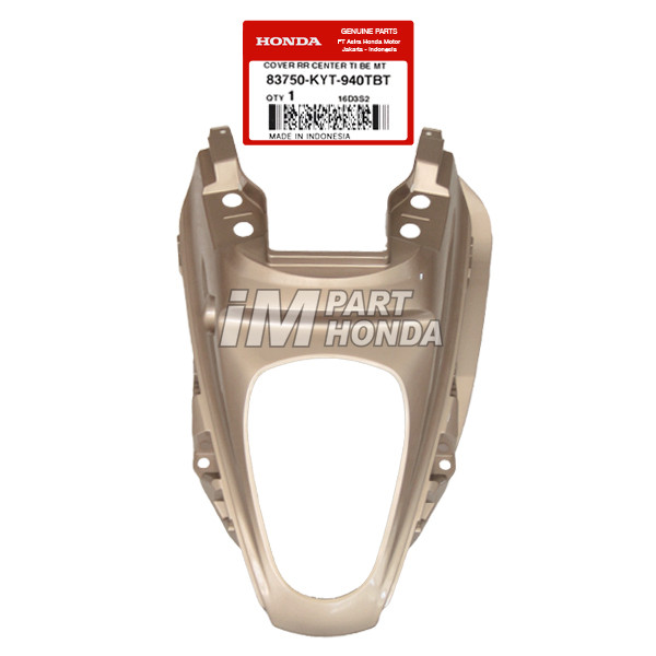 83750-KYT-940TBT Cover RR Center Lampu Belakang Scoopy Karbu Coklat Tiramisu Krem JKT