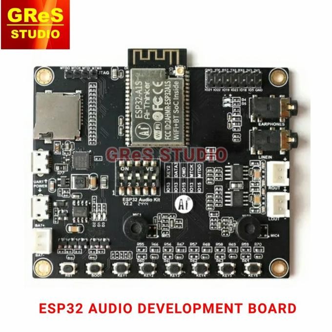 TERBARU - ESP32 Audio Kit WiFi+Bluetooth Module ESP32 Serial to WiFi - ESP32-A1S
