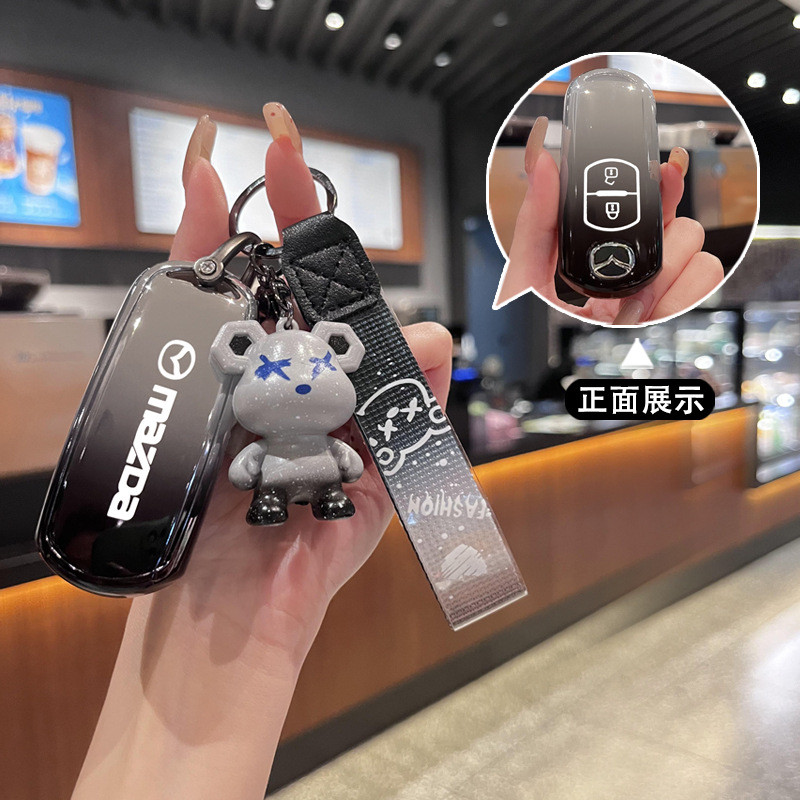 Suitable for Mazda cx5Key cover cx4Atz3Angkesela Next Generation2021Two-button Car Seat Cover Buckle