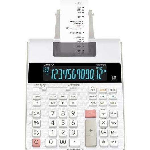 

g-24 Casio Fr-2650RC Kalkulator Printing / Calculator Print Struk Fr2650RC Terlaris