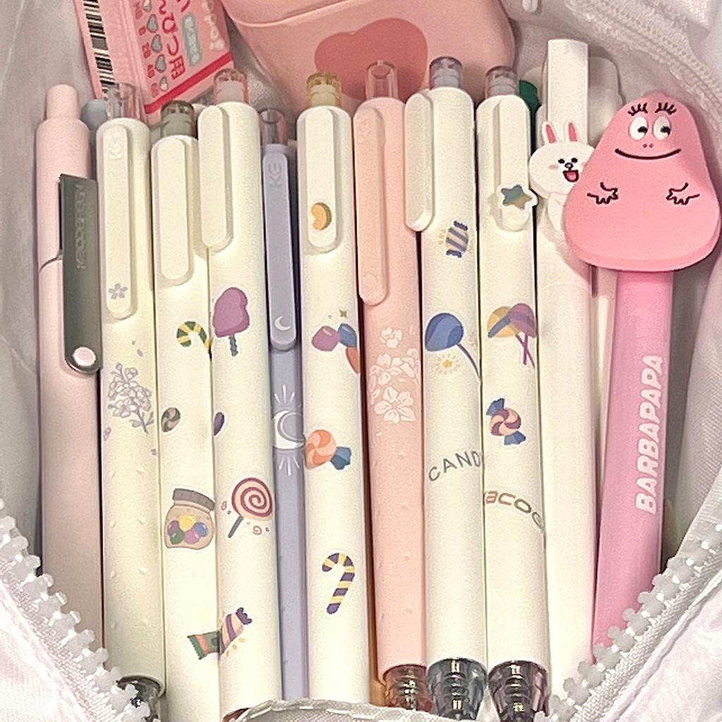 

Tekan Pena Gel Pemegang Pena Buram Cepat Kering Lucu Gadis Hati Pena Gel