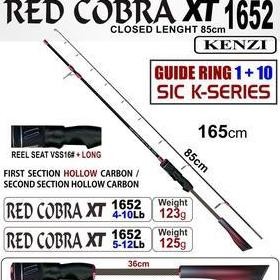Joran Kenzi Red Cobra Xt 1652 4-10Lbs 5-12Lbs Spinning Pancing
