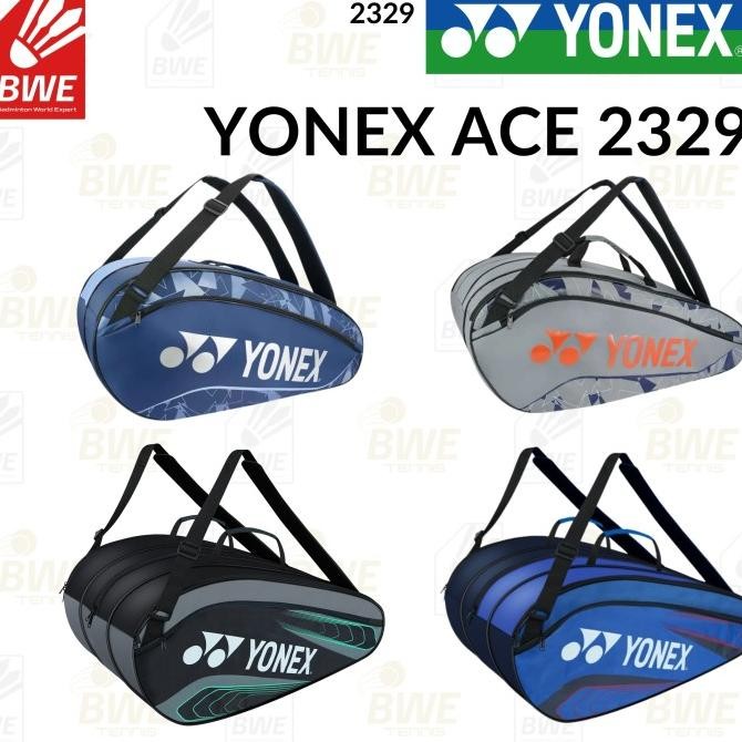 TERBARU - YONEX ACE SERIES 2329 9R - TAS BADMINTON TENNIS 100% ORIGINAL
