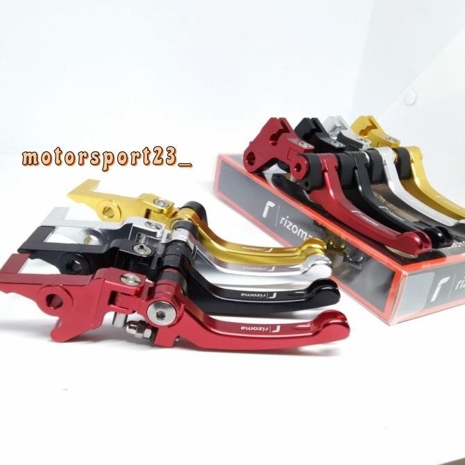 HANDLE REM MOTOR R/RIZOMA HENDEL REM LIPAT BAHAN FULL CNC MOTOR TIGER ORIGINAL DAN TERPERCAYA