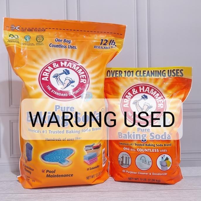 

BAKING SODA MERK ARM & HAMMER BAKING SODA 2.26 KG MADE IN USA 2.26KG