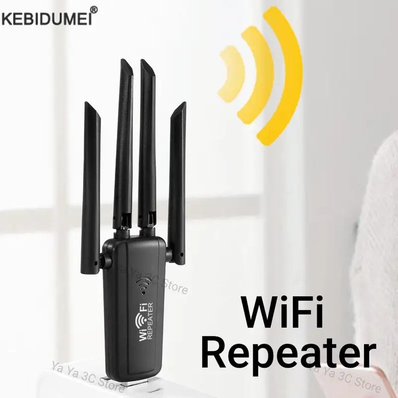 2.4G 300Mbps B Repeater WiFi Nirkabel Penguat Sinyal WiFi Jarak Jauh Repeater Wi-Fi Extender Untuk E