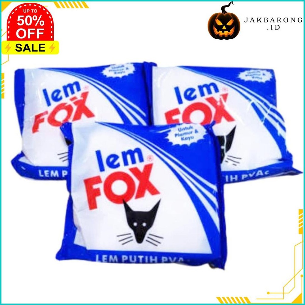 

Lem Fox Putih Pvac Bungkus Biru 350Gr Siap Kirim