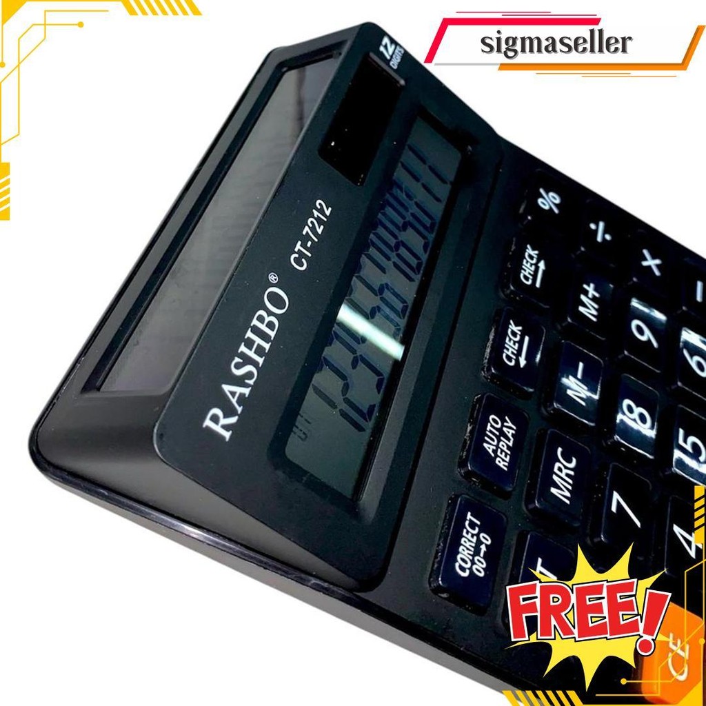 

Tomstore.Id Kalkulator 2 Layar 12 Digit Kalkulator Dagang 2 Display R1101 Original Produk