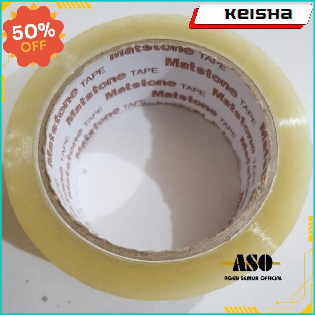 

Lakban Bening Yatta Kualitas Daimaru 2 Inch 45Mm X 100 Yard Gratis Ongkir