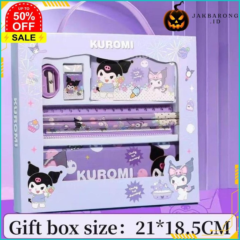 ( Atk B01 ) Set Alat Tulis Kantor ( Anak Sekolah ) Set Atk Sanrio Termurah Banget