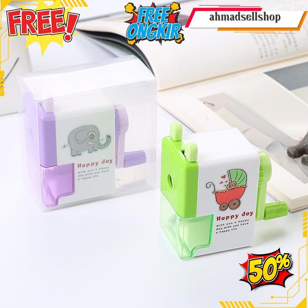 

Rautan Meja Fancy Orotan Pensil Putar Desain Lucu 4 Warna Siap Kirim