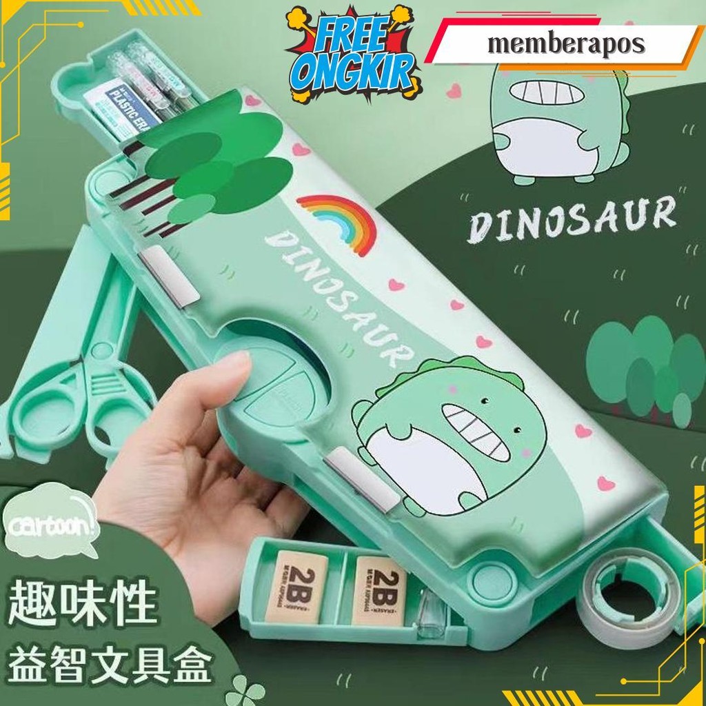 

Kotak Pensil Multifungsi Lengkap Peruncing Gunting Isolasi Penghapus Penggaris Terlaris