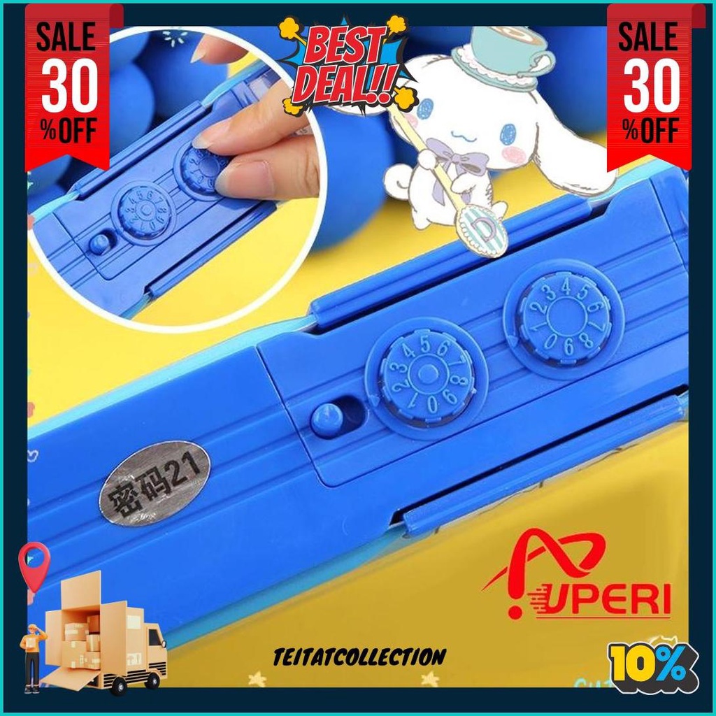 

Kotak Pensil/Bahan Tahan Air Kuromi Tempat Pensil Password /Multifungsi Lapis Ganda Berkapasitas Besar Lucu- Termasuk Rautan Pensil Kotak Alat Tulis Termurah Banget