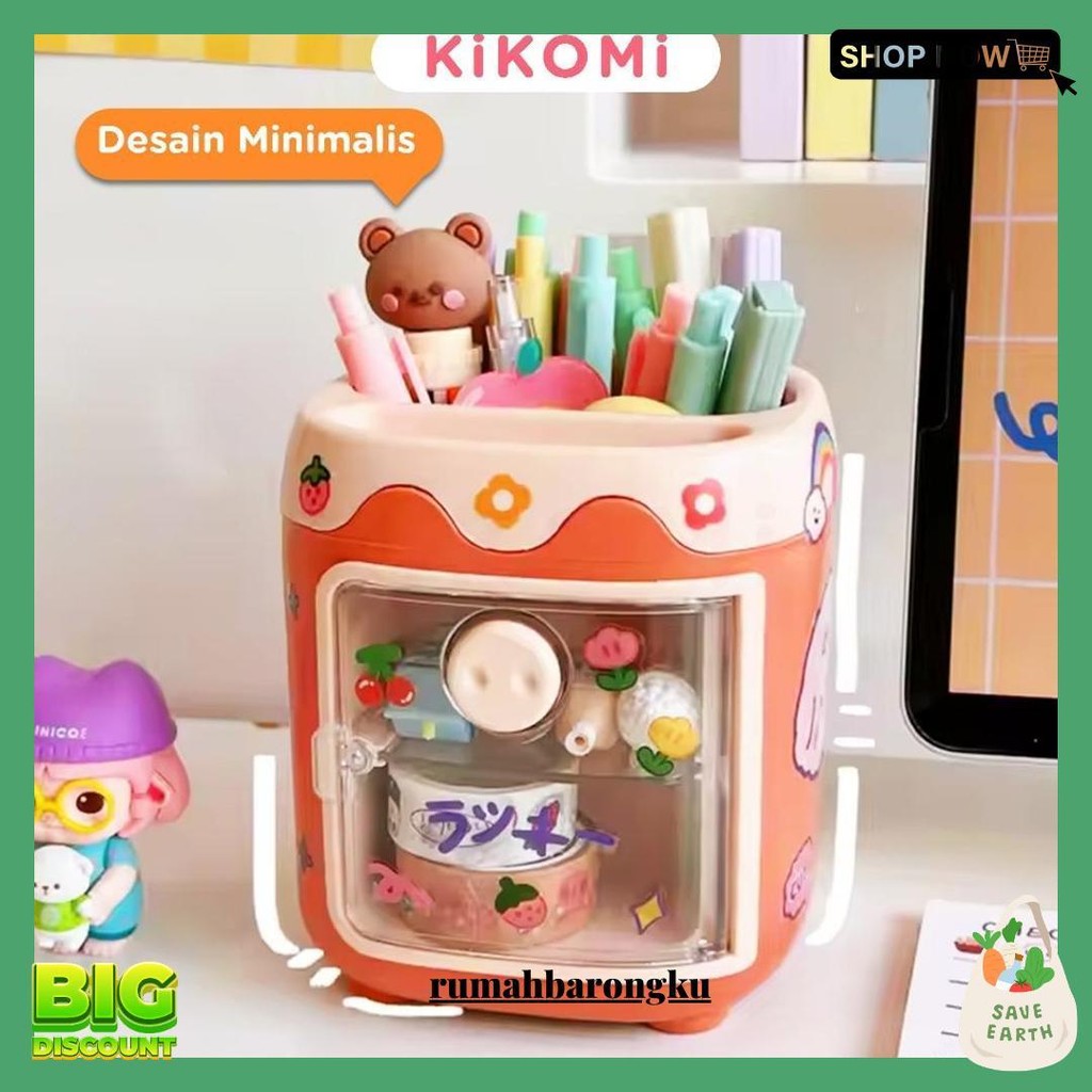 

Kotak Penyimpanan Alat Tulis Tempat Pensil Mini Akrilik Transparan Organizer Meja - Kk Gratis Ongkir