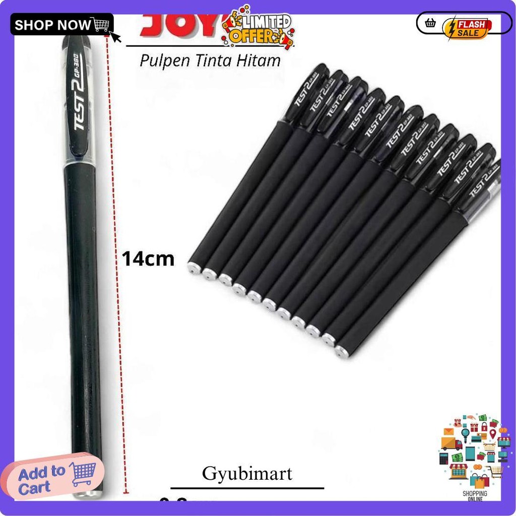 

Pulpen Tinta Hitam Isi 20 Pcs Menulis Menggambar Untuk Kantor Mahasiswa Pelajar Bisa Cod Cod