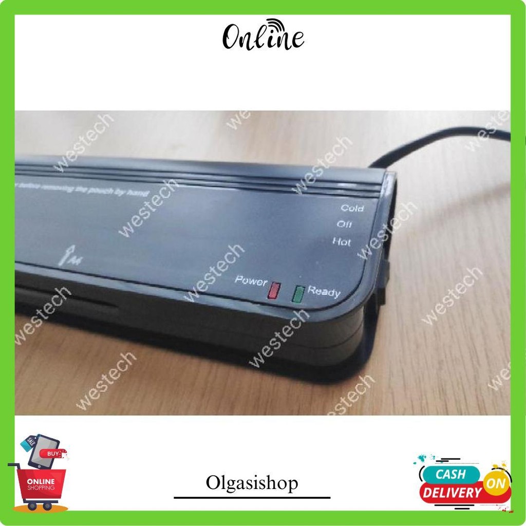 

Mesin Laminating F4 A4 Westech Lm-04 Hot And Cold Original Produk