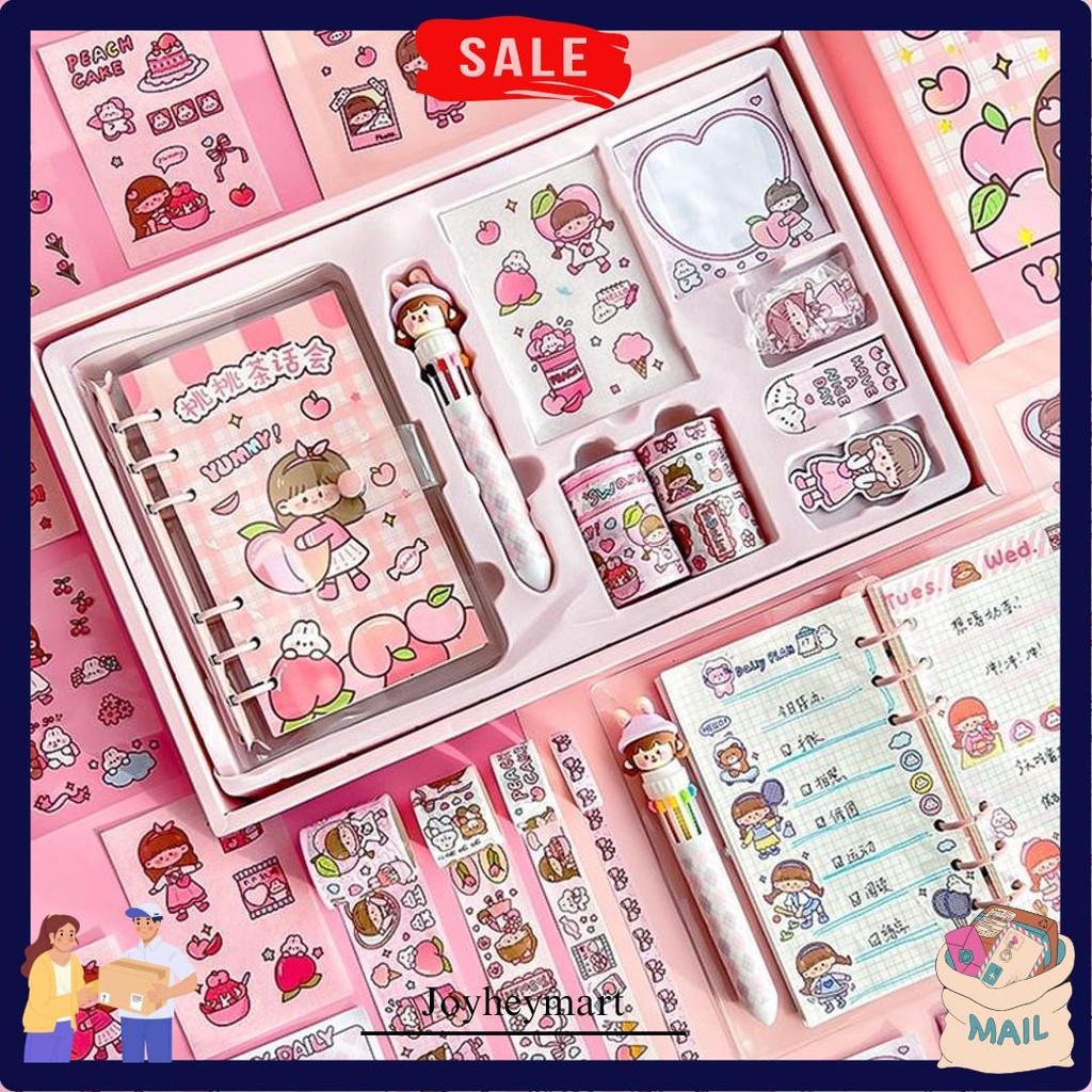 

Stiker Lucu 1 Set Box Tema Kartun Stiker Label Untuk Buku Pegangan Diary Dekorasi Diy Stiker Spiral Elegan Bahan Buku Notebook Original Produk