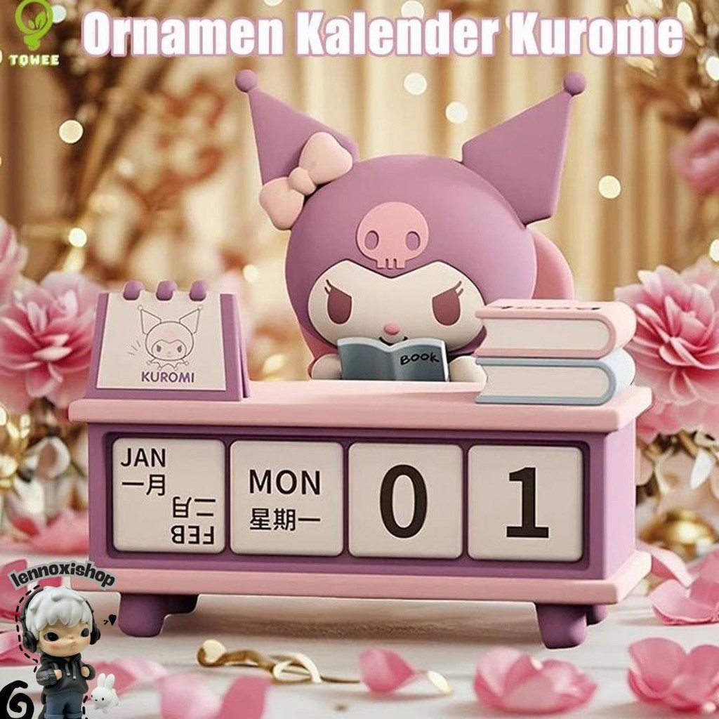 

Sanrio Pochacco Kuromi Seri Kalender Meja Model Karakter Lucu Koleksi Dekorasi Desktop Kantor Hadiah Ulang Tahun Anak-Anak Murah