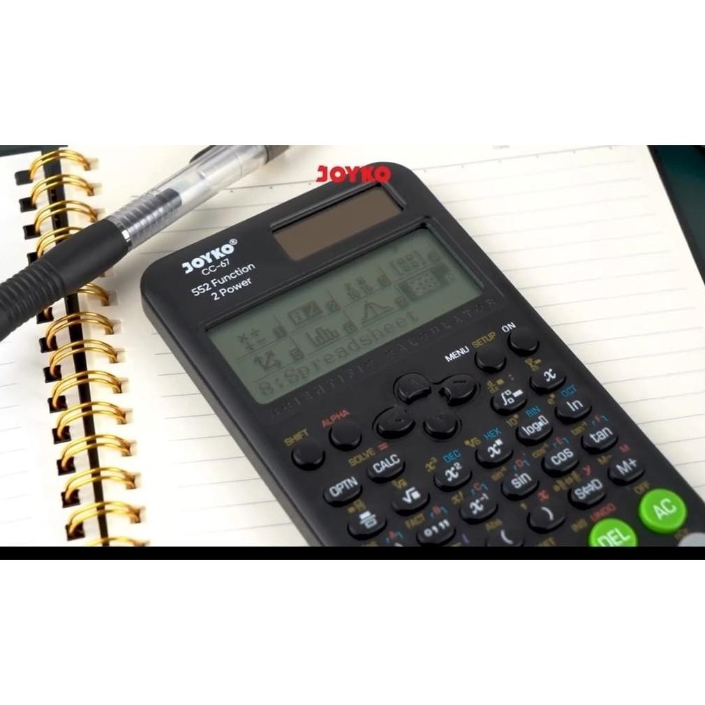 

fb-43 Kalkulator SCIENTIFIC JOYKO CC 67 ILMIAH - Calculator Sekolah Kuliah Mirip FX-991EX Viral