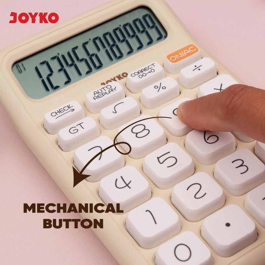 

yt- STYLIST COLOR CALCULATOR JOYKO CC-62CO - KALKULATOR FANCY WARNA DESKTOP MEJA Hemat