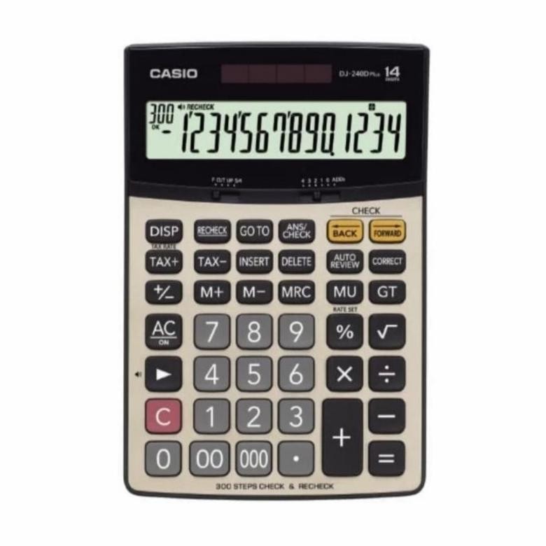 

KT78 Kalkulator Casio DJ-240D Plus Check & Correct Calculator DJ240D Plus Murah
