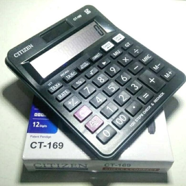 

By05 Citi.Zen CT-169 - Check & Correct Calculator / Kalkulator Desktop CT169 Termurah