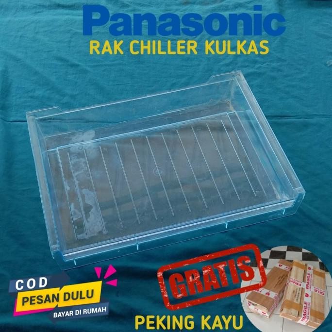 =====] RAK PENAMPUNG AIR RAK CHILLER KULKAS PANASONIC 1 PINTU ORIGINAL