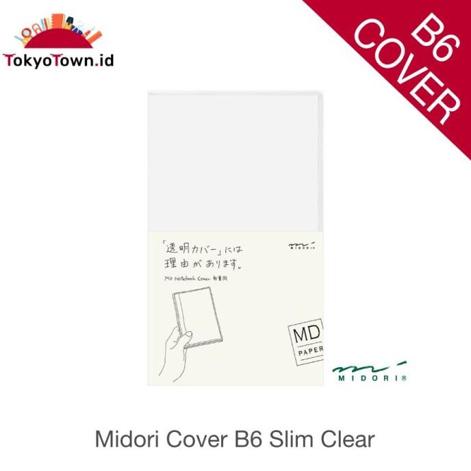 

Diskon!! Midori Notebook Clear Cover For B6 Slim