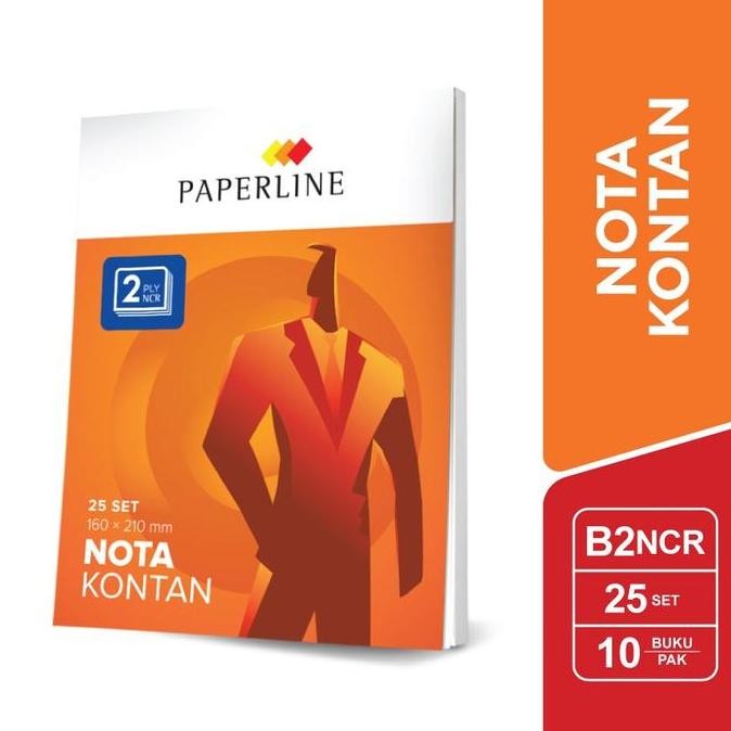

New!! Nota Kontan Paperline 2Ply Besar 1 Paack / Nota Kontan 2 Rangkap Besar