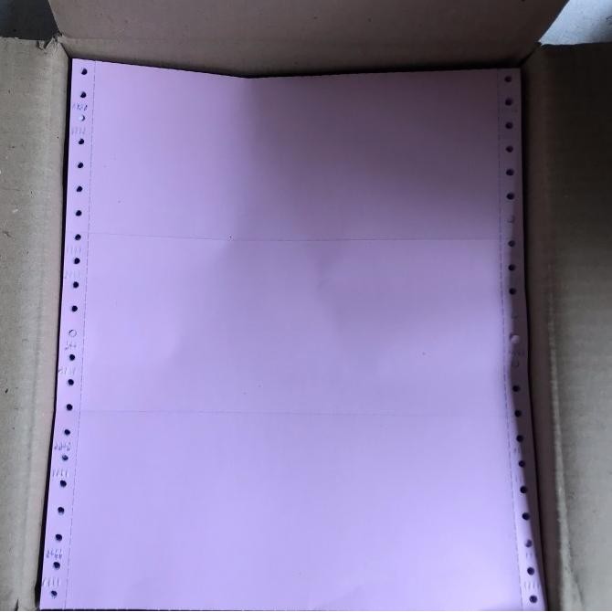 

BEBAS ONGKIR - paper print continuous form 9.5 x 11/3 2 ply BAGI 3 kertas continious