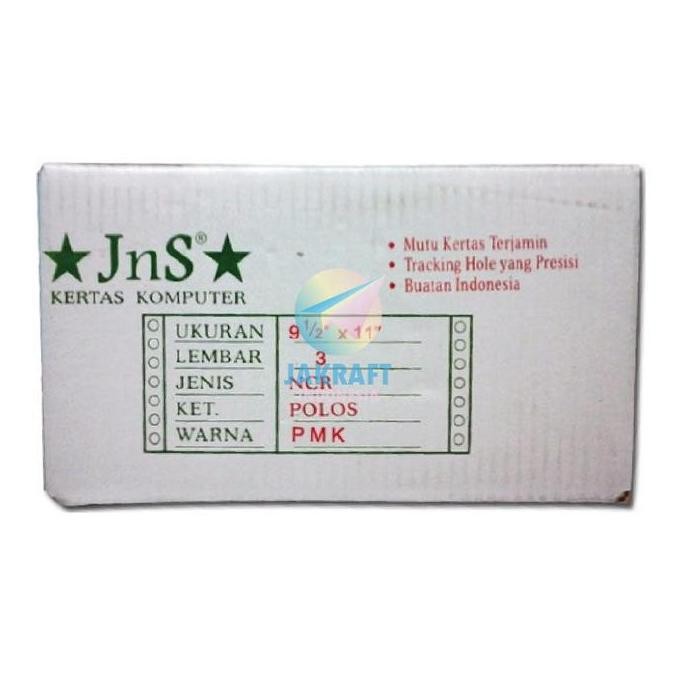 

NEW (1 Box) Kertas Komputer Continuous Form Paper A4 3 Ply K3 9.5" x 11" atau A5 3 Ply Bagi 2 K3/2 9.5" x 11"/2 HVS & NCR