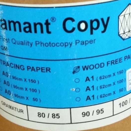 KERTAS PLOTTER A0 150M DIAMANT