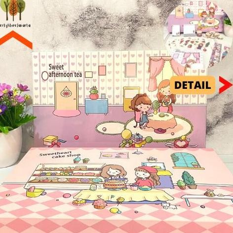 

Diskon!! Paket Jurnal 7 In 1 Karakter Sweetheart Cake Shop Free Box