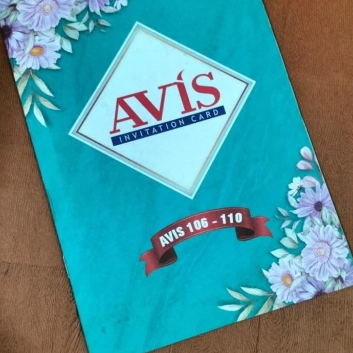 ] katalog album kartu undangan seri Avis 106-110