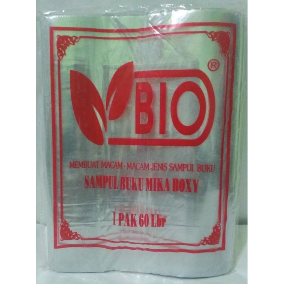 

Sale!! Sampul Buku Plastik Mika Uk. Boxy (Pak Isi 60 Lembar)