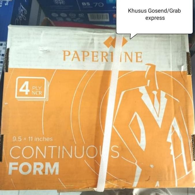 

TERLARIS - Kertas Continuous Form 4 PLY PRS 9.5" x 11"|55-50-50-55 gsm|500 sets
