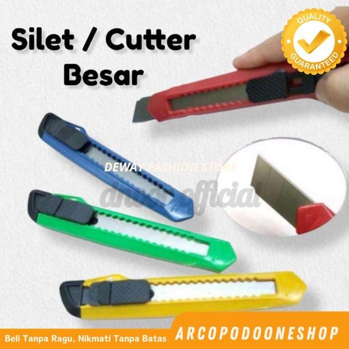 

SILET / KATER / CUTTER BESAR KNIFE ALAT PEMOTONG ECER TERJAMIN BEST !!!!