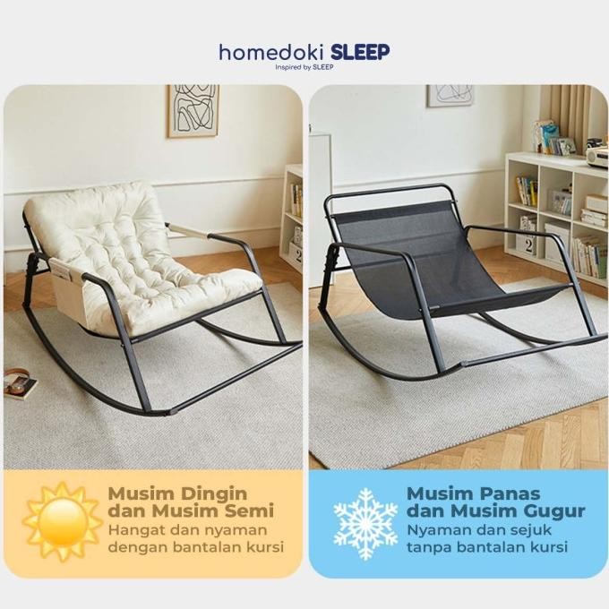 Sale Homedoki Sofa Santai Kursi / Goyang Santai Kursi / Sofa Malas / Kursi Tidur Sofa / Kursi Sofa M