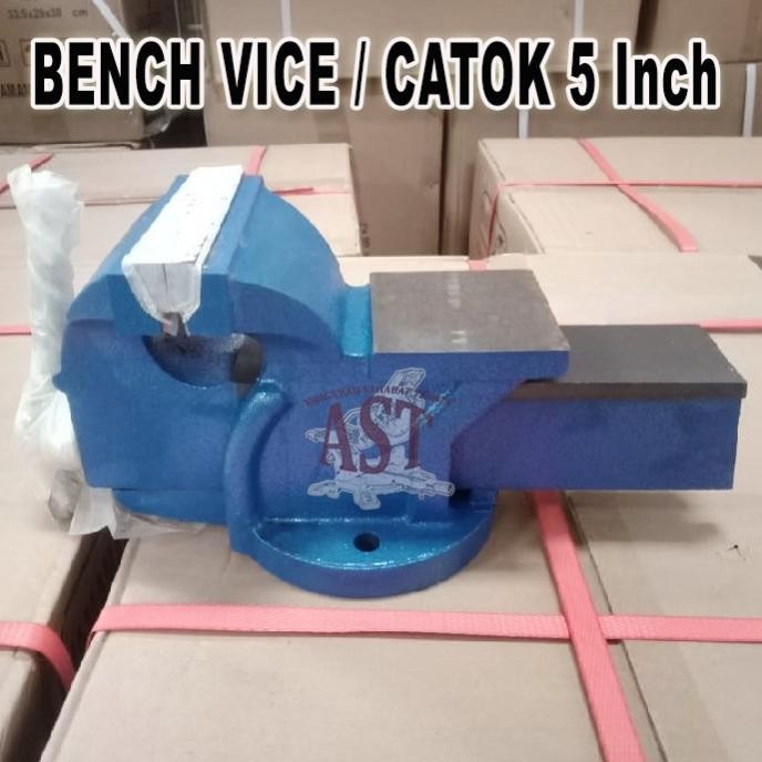 favorit] CLEARANCE --- Catok Paron Ragum 5 Inch Amyung - Orange / Bench Vise