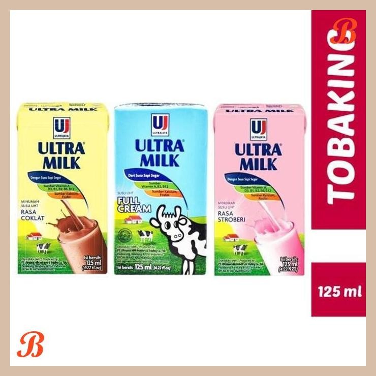 

| RMP | SUSU ULTRA MILK 125ML SUSU COKELAT UHT COKLAT STROBERI