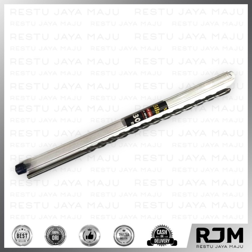 MOLLAR Mata Bor Beton Panjang 30cm 6 8 10 12 14 16 18 20 mm Tembok Dinding Masonry Drill rj