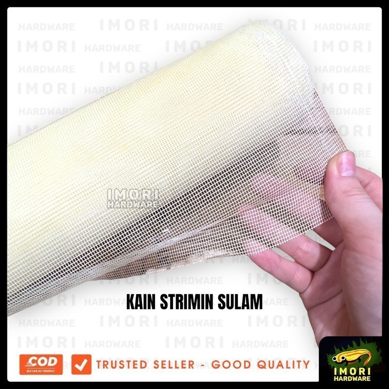Kain Setrimin 15 m Strimin Sulam Menyulam Plastik