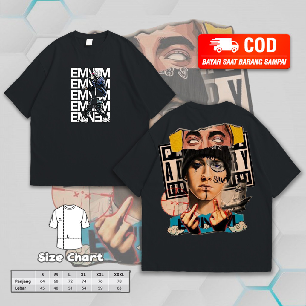 BAJU EMINEM // KAOS RAPPER // BAJU FASHION // KAOS IDOL