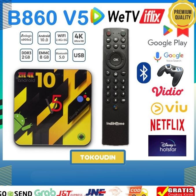 STB Android BOX ZTE 4K B860H V5 Full Aplikasi