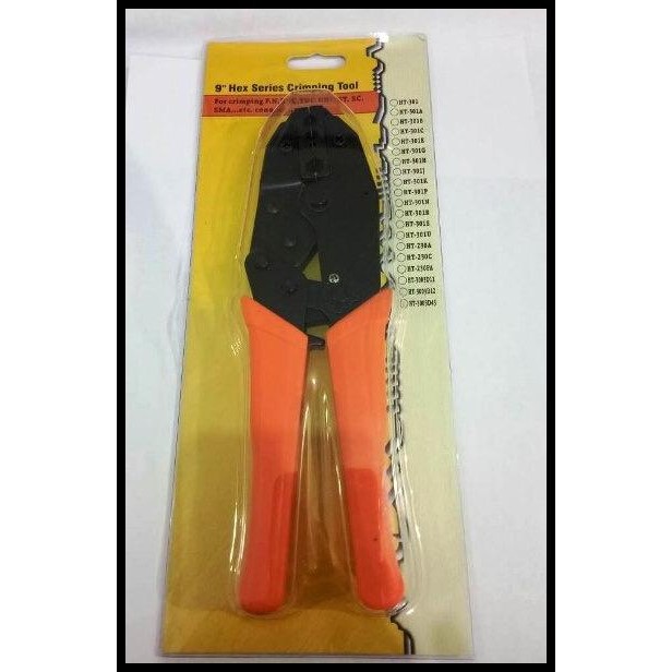 Tang Crimping Rachet (9 Inch Hex Crimping Tool)