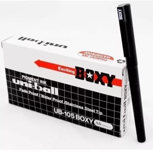 

Murah!! Pulpen Pen Uniball Boxy 0.5Mm Water Proof - Ub 105
